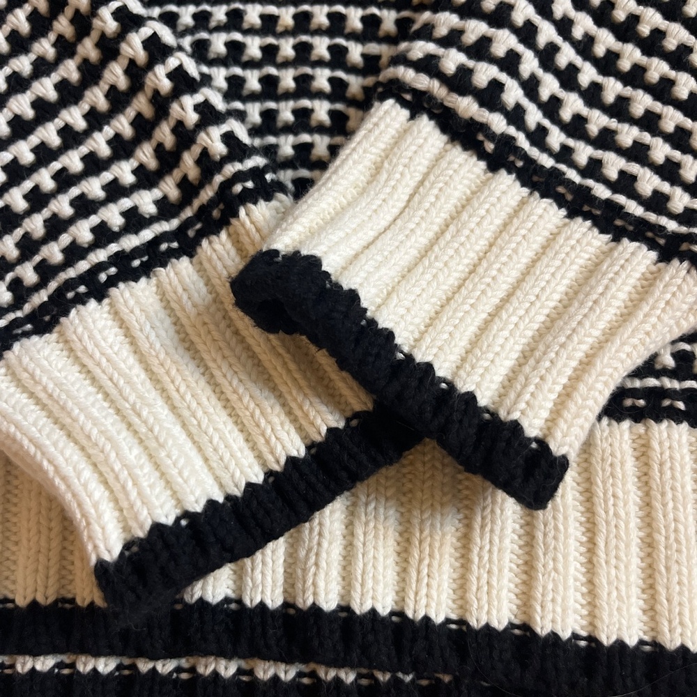 Textured-Stitch Crewneck Sweater in 100% Cotton, Madewell brand - Picture 3 of 4